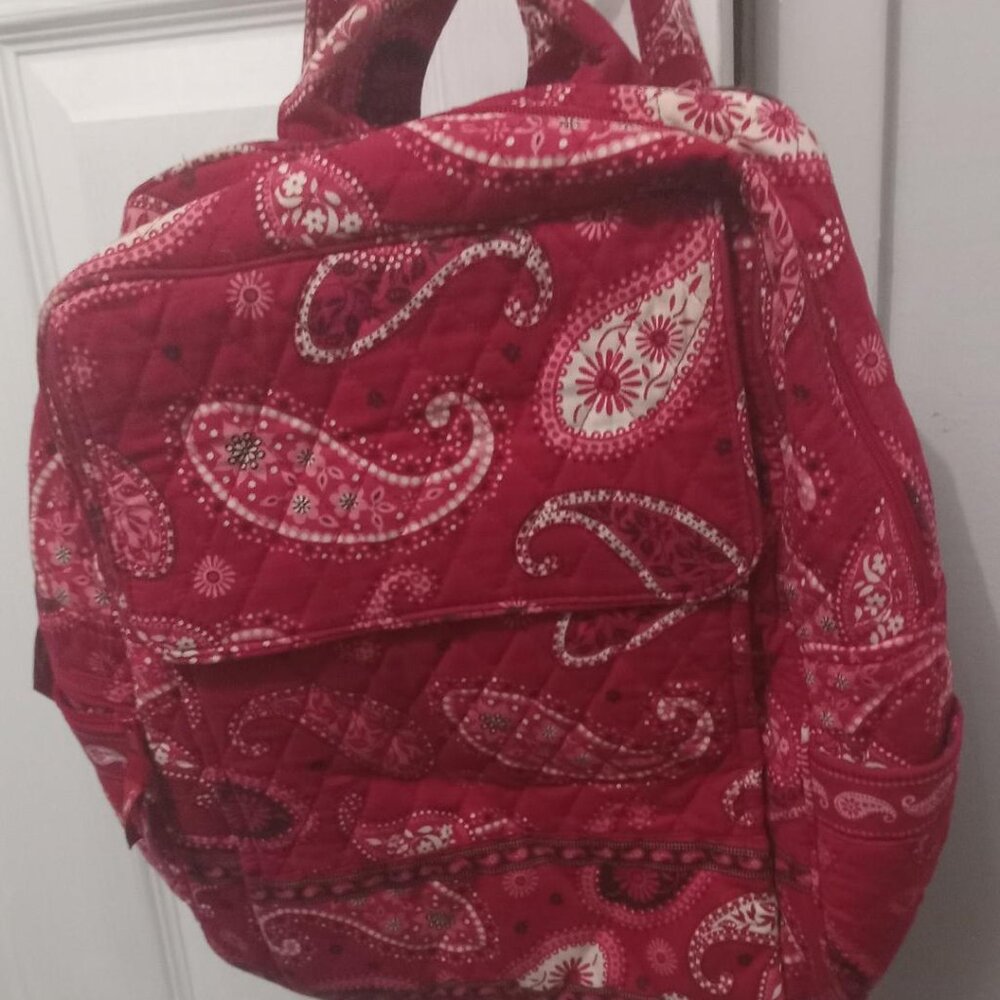 Vera Bradley Red Backpack